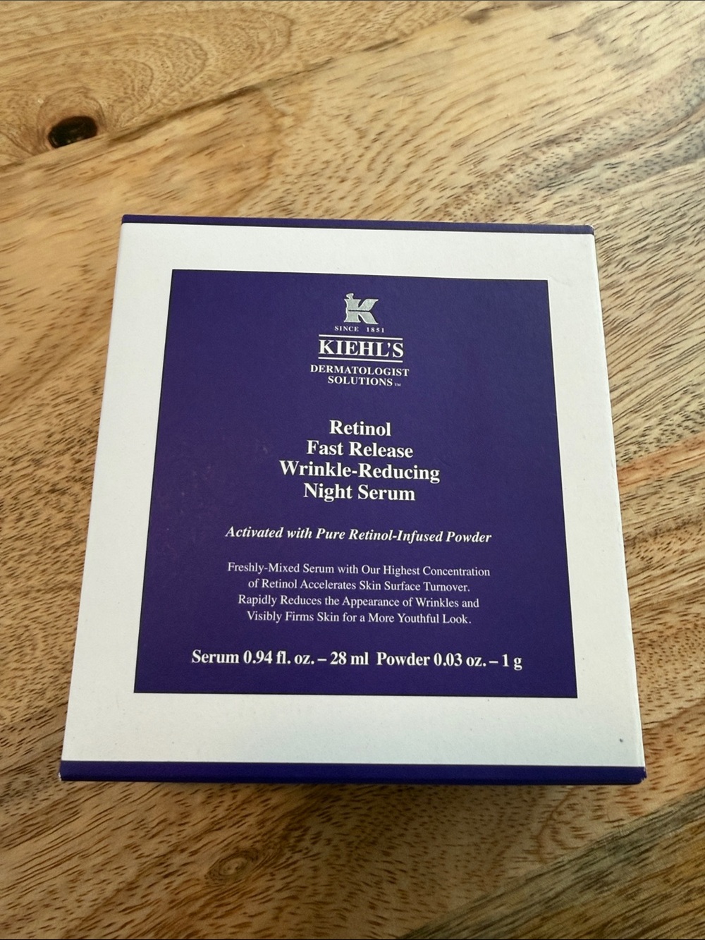 Kiehl's Fast Release Wrinkle Reducing Night Serum